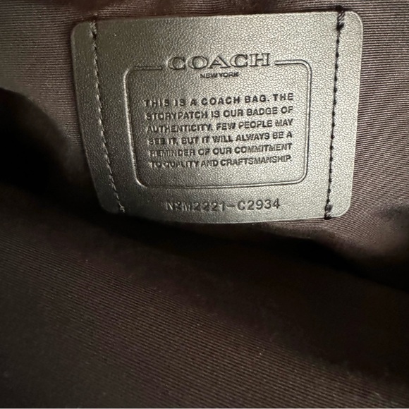 Coach Graham Limited Saddle Brown Calf Leather Full Size Backpack Men’s - Picture 16 of 17